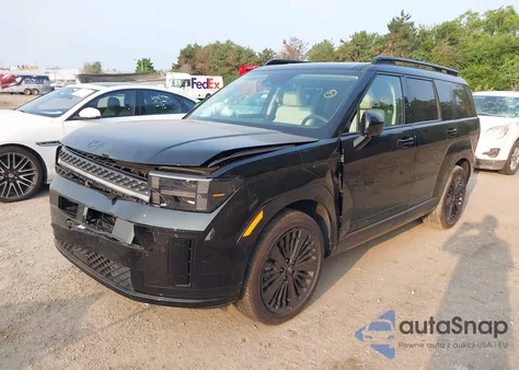 2025 Hyundai Santa Fe Hybrid Calligraphy z USA, uszkodzony, nr VIN 5NMP5DG17SH039516